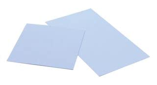 MPGCS-030K-200-1.0 Lot de 1 tampon thermique en silicone Bleu 200 x 1 mm