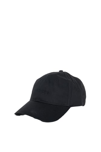 Calvin Klein Gorra Hombre Embroidery de algodón, Negro (Black), Talla Única
