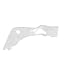 DAT AUTO PARTS Front Left Driver, Right Passenger Side Bumper Cover Bracket Insert Retainer Pair Set Of 2 Replacement For 2003-2008 Mazda 6 White Smooth Plastic PAIR MA1042102 MA1043102