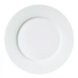 METRO Professional Lot de 4 assiettes plates en porcelaine - 30 cm de diamètre - Blanches