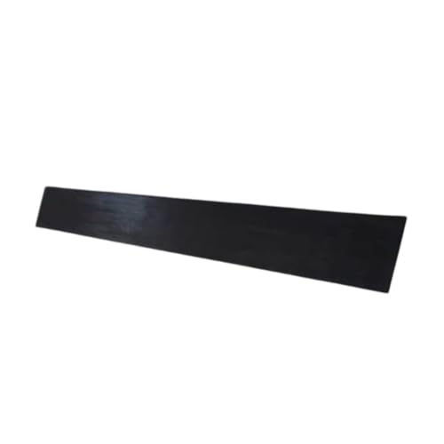 Barra de soporte de fibra de vidrio de 2x20mm varillas rectangulares negras ligeras para bricolaje