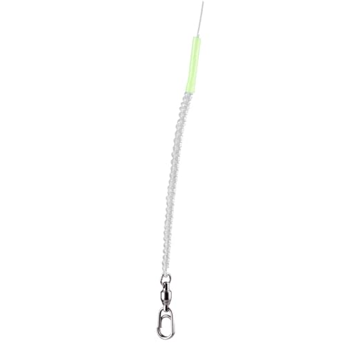Línea líder anti mordidas para pesca en agua salada con protección luminosa 1.2m miniatura 5
