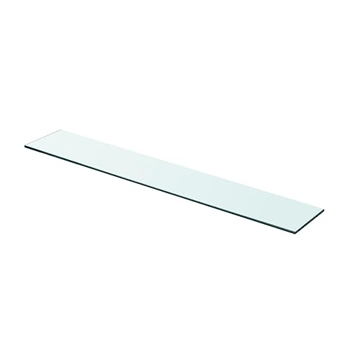 Estantería de cristal refinado de 80 cm para paredes minimalistas 3