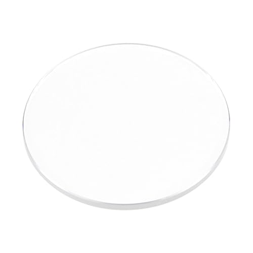 HARFINGTON Watch Crystal Glass Len 29mm Dia 1.5mm Thick Flat Round Clear Sapphire Glasses Watches Face Crystals Lens Replacement for Watchmaker Repair