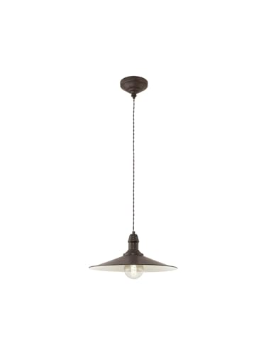 Lustre suspension vintage marron 1 lumière Generico GL1149 pour salon