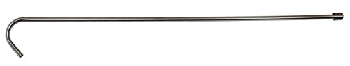 Abziehrohr 75cm Edelstahl mit Antitrub