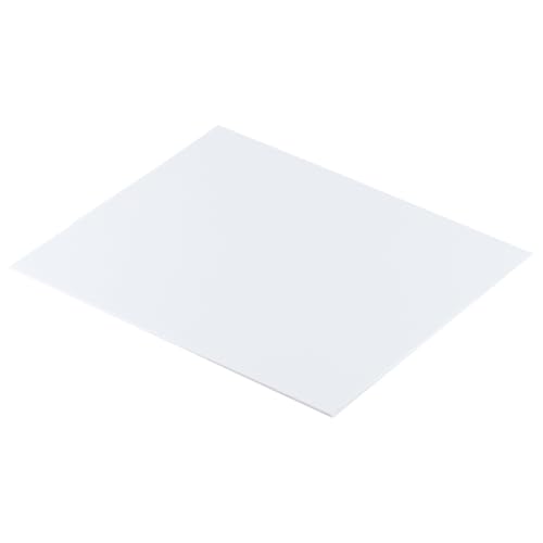 Placa de plástico ABS blanco de 20x20 cm y 4mm de grosor para manualidades