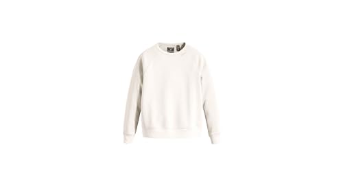 Dockers Damen Crewneck Sweatshirt Sweatshirt, Egret, L