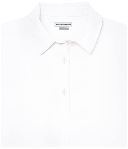 Image of Amazon Essentials Girls' Uniform Classic Fit Short-Sleeve Oxford Shirt