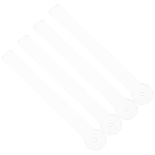DRESSOOS Organizador de Joyas Acrílico Transparente, Palillos para Probar Pendientes, Resistente al Desgaste, Ligero, Adecuado para Mostradores y Centros Comerciales, Pack de 4 Piezas