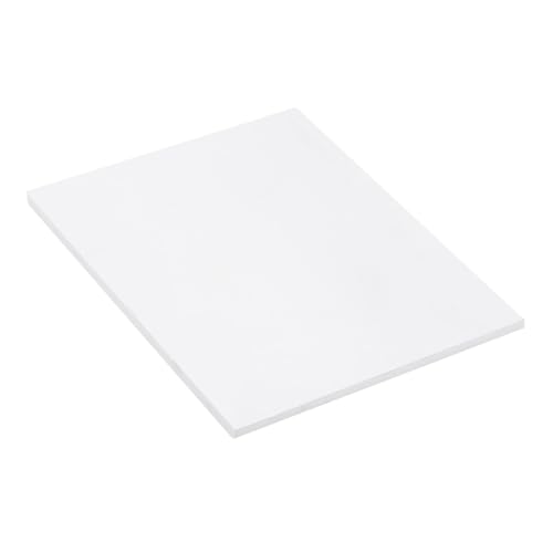 Image of Expanded PVC Plastic Sheet 1 /4 inch Thick, 8.5 inchx11 inch Lightweight Rigid Foam Sheet, [for Crafts Signage Displays Digital Screen Printing] - White / 1 Pcs