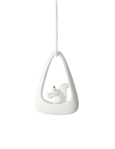 Weihnachtsdeko Porzellan 30 Räder Ornament Eichhörnchen