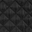 Black Quilted Polyester