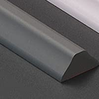 Lysee 3D Printer Parts & Accessories - Hot Silicone Bathroom Water Stopper Blocker Shower Dam Dry and Wet Separation Flood Barrier Door Bottom Sealing Strip Hardware - (Size: 90cm Long, Color: Gray)