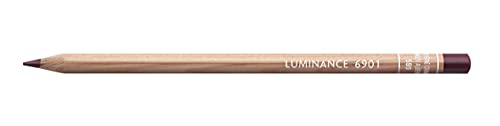 Image of CARAN DACHE LUMINANCE 6901 THE MOST LIGHTFAST PERMANENT COLOUR PENCIL EVER DESIGNED FOR PROFESSIONAL ARTIST (CRIMSON AUBEREGINE)