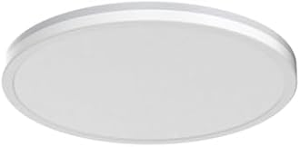 Matane 12 Inch LED Flush Mount Ceiling Light Fixture with Night Light, 24W 2400LM 3000K/4000K/5000K Selectable, Dimmable LED Ceiling Lights for Bedroom, Dining Room, Kitchen, Round White