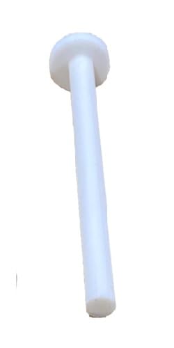 Meter Terminal Blanking Plugs - 6mm Diameter, White, Plastic, Fire Retardant, 25 pcs