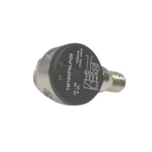 BANNER ENGINEERING TM18VP6LPQ8 (42005), 10-30 VDC, Complementary Output, Integral 4-PIN M12 QD, PNP, Polarized Reflective, TM18 Heavy-Duty Right Angle Sensor