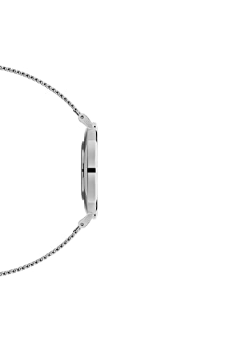 Daniel Wellington Mesh Analog White Dial Unisex Watch-Dw00100306, Silver Band - Image 4