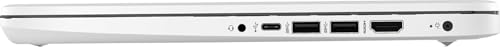 Image of HP 14 inch Business Laptop, 1-Year Office 365 with Copilot AI, 4GB RAM 64GB eMMC, Dual-Core Intel Processor, Win 11, PLUSERA Earphones, Snowflake White-Best Value