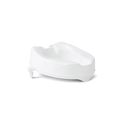 Medline Raised Toilet Seat 4" Elevation Cover