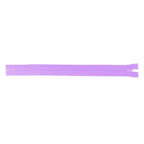 Image of Mandala Crafts 60 PCs Lilac Closed-End 24 Inches Nylon Zippers for Sewing