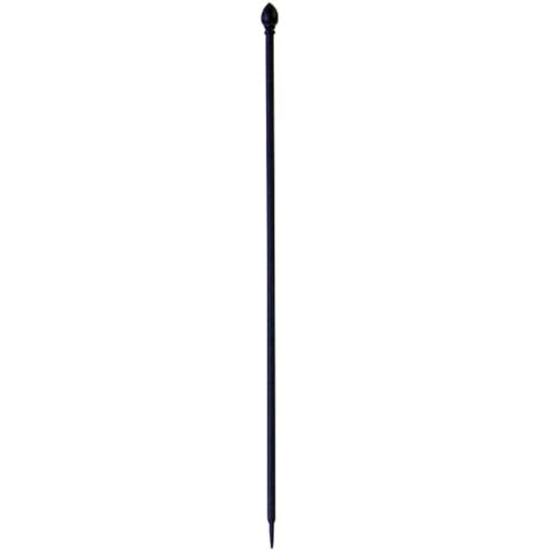 Bulk Buy of 12 Panacea 87102 Garden Fence Posts, Black...