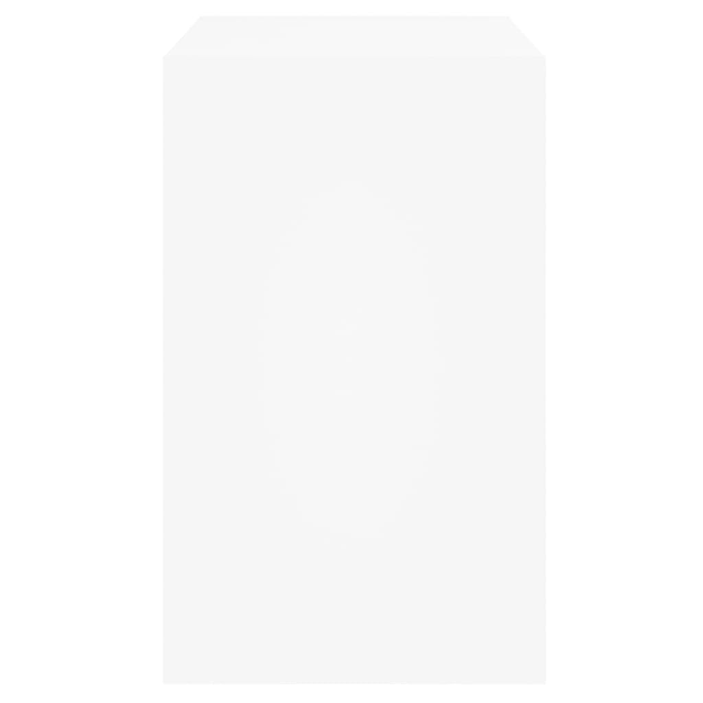 Zapatero blanco de madera 80 x 42 x 69 cm con 1 solapa y 3 compartimentos para ahorrar espacio, estrecho para pasillo con estante estable y sistema de organización