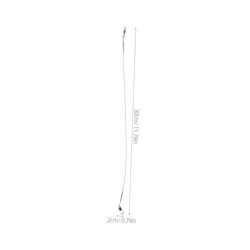 ibasenice 40 piezas Cables de Pesca Resistente con Conectores Dobles miniatura 2