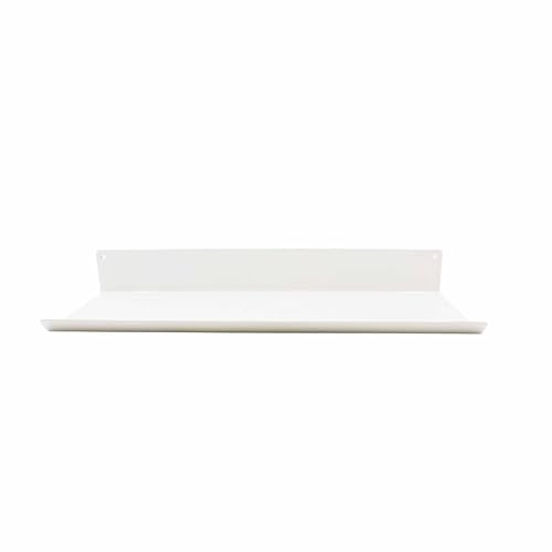 Image of Spillbox Metal Floating Shelf | Wall Mounted Shelf | Invisible Mounting|Decorative Shelf|Living Room|Kitchen Organizer|Stand|Holder for Wi-fi Camera Multipurpose(White, Small)