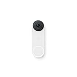 Google Nest Doorbell (Wired, 3rd gen) - 2K Video and Gemini - Snow