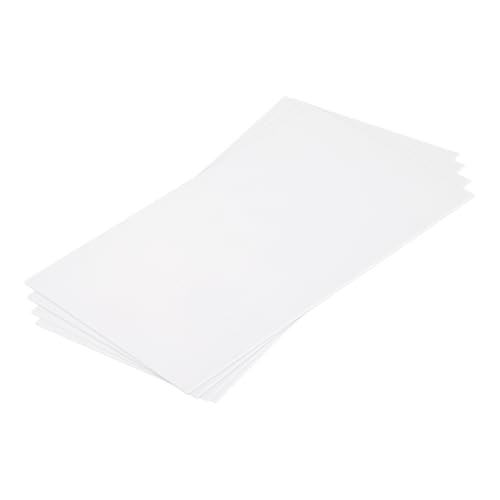 MECCANIXITY ABS Plastic Sheet 7 Inch x 4 Inch x 0.04 Inch ABS Styrene Sheets for Building Model DIY Crafts Panel White 4 Pcs