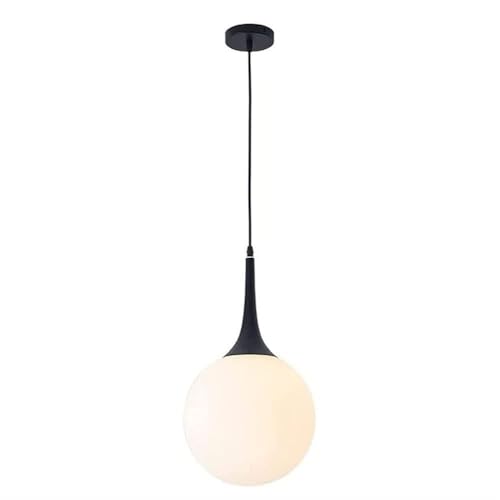 Lustre en verre dépoli mat suspension réglable cuisine et salon
