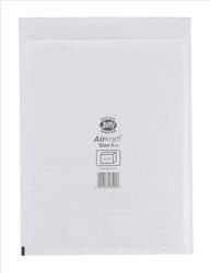 Jiffy Airkraft Postal Bags Bubble-lined Peel and Seal No.5 White 260x345mm Ref JL-5 [Pack 50]