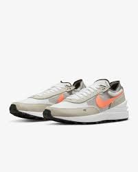 Nike Waffle One Da7995 Herren-Laufschuhe, Wei&szlig;/Orange Trance/Light Bone, 44 EU