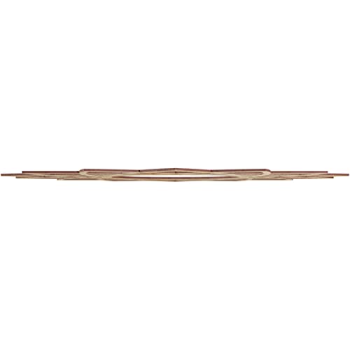 Image of Ekena Millwork 36 inchOD x 13 7 /8 inchID x 1 /4 inchT Eleanor Wood Fretwork Pierced Ceiling Medallion, Hickory