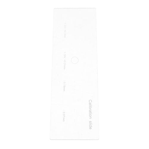 Micromètre de scène Cabilock de précision 0,01 mm pour un étalonnage de microscope réussi