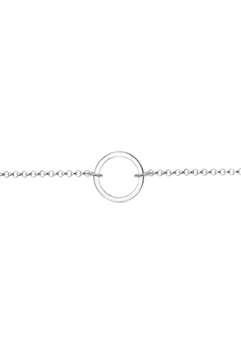 Elli Halskette Damen Choker Kreis Trend Geo in 925 Sterling Silber