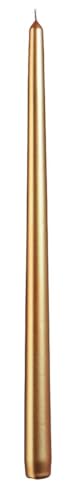Kopschitz Kerzen Spitzkerzen Gold 40 x Ø 2,3 cm, 10 Stück