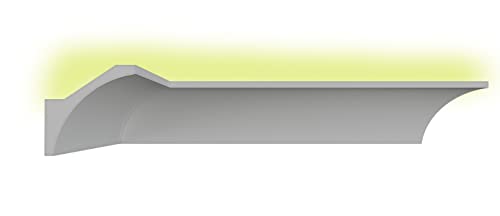 Stuck dekorbau 20meter Indirekte LED Beleuchtung LED Lichtprofile Wand Styroporleisten Stuckleiste Profil BL07