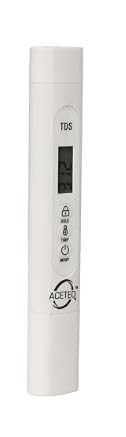 aceteq - imported tds meter, total dissolved solids meter, water quality tester, ppm tester for household drinking water, swimming pools, aquariums, hydroponics and more(1)