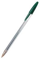 Bic Cristal Medium Smudge-free Ballpoint Pen, 1.0mm Tip Line, Green, Ideal for Office and School, Pack of 50 - Image 4