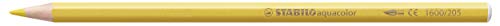 Image of Colouring Pencil - STABILOaquacolor ARTY Wallet of 12 Assorted Colours | Aquarellable colouring pencils that blend with water for vivid drawing and watercolour effects; set of 12