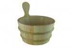 Northern Lights Group Pine Sauna Bucket with Liner - 3 Liters