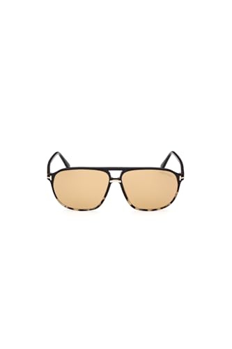 Image of Tom Ford Bruce TF1026 05E Sunglasses Men's Shiny Tokyo Tortoise /Black /Brown 61mm