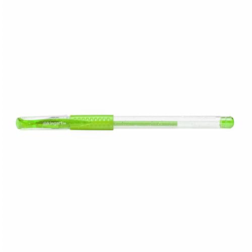 Image of KINGART 400-24G Comfort Grip Gel Pens, Set of 24 Unique Green Tone Colors | 1.0mm Rollerball Tip, 2.0mm XL Ink Capacity, Non-Toxic & Archival, Ideal For Coloring Books, Scrapbooking & Doodling