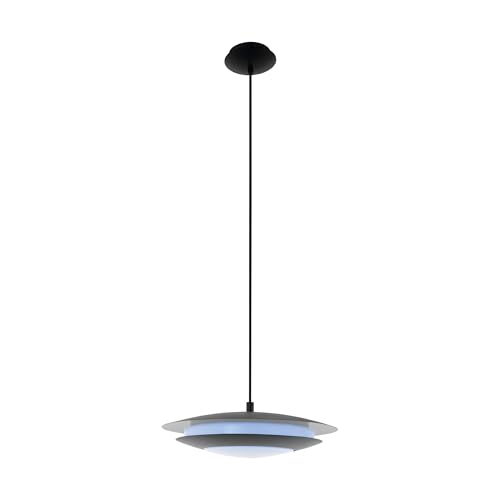 EGLO Moneva-C - Lámpara colgante led (acero, luz blanca cálida)
