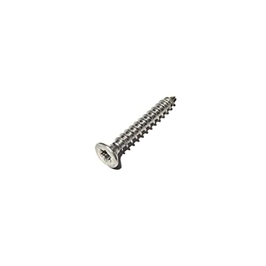 100 Stück Spanplattenschrauben 3x30 mm - A2 Edelstahl - Torx - TX10 - Senkkopf - Vollgewinde - Holzschrauben - Schrauben (100, 3x30 mm)
