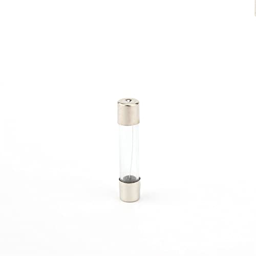 Kit de fusibles de vidrio de acción rápida 100 piezas 6 x 30 mm 250V con amperajes variados 0.5A a 30A miniatura 2