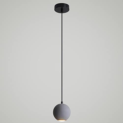 Éclairage pendentif LED globe industriel pour cuisine îlot et salon ajustable